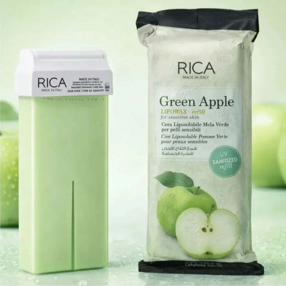 RICA Green Apple Hair Removal Wax -Each Rica