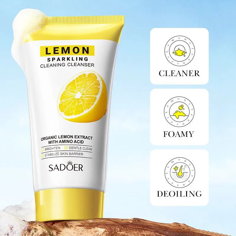 SADOER Lemon Sparkling Cleaning Cleanser With Amino Acid Sadoer