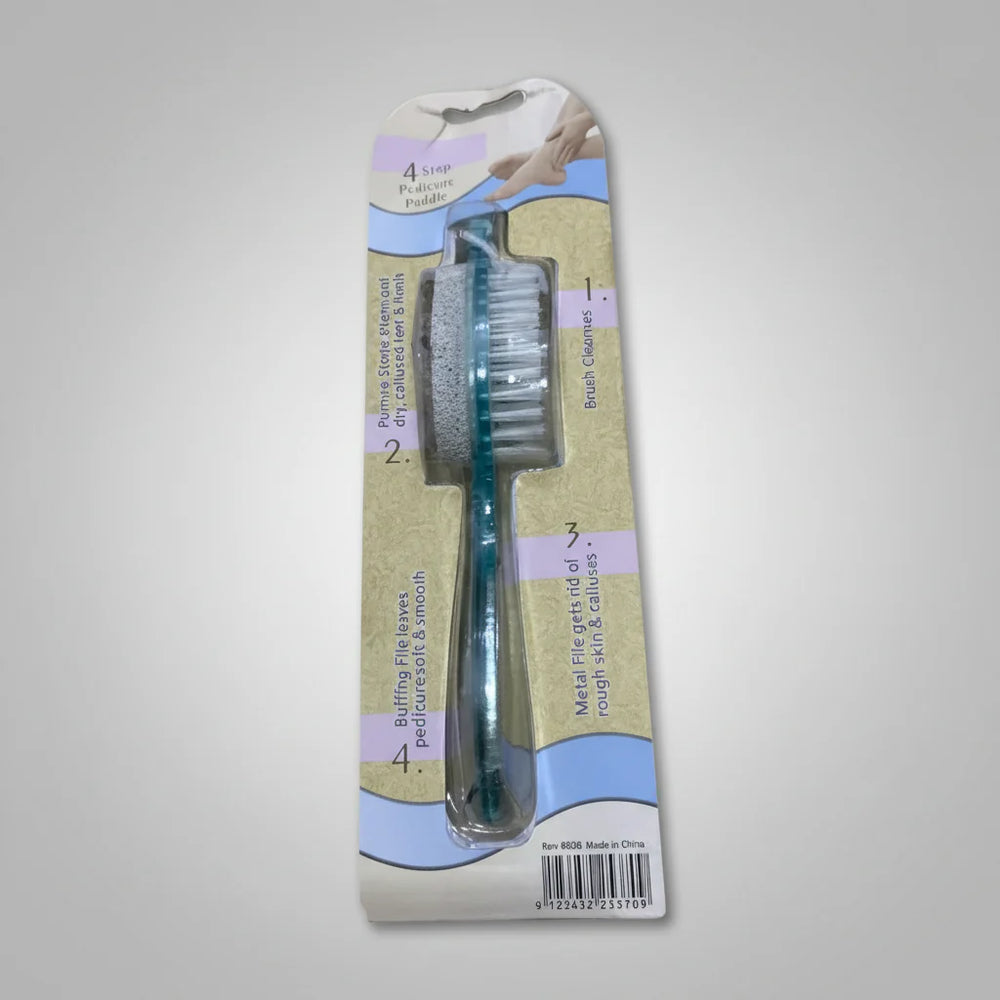 4 Step Foot Pedicure Paddle Brush Cosmia.pk