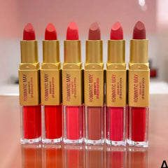 Romantic May Professional 2-in-1 Lipstick with Gloss & Liquid Matte Romantic May