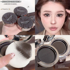 Sweet Mint Fluffy HairStyle Powder Compact With Puff - Each Sweet Mint