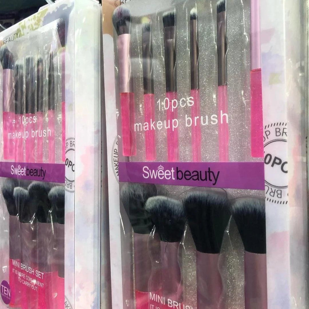 Sweet Beauty Makeup Brush - 10Pcs Sweet Beauty