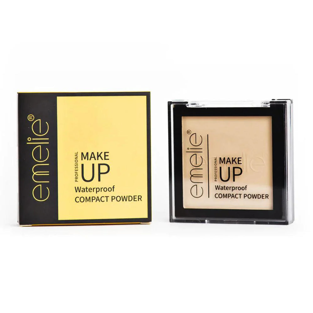 Emelie Makeup Waterproof Compact Powder Emelie