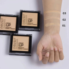 Emelie Makeup Waterproof Compact Powder Emelie