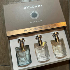 Bvlgari Pour Homme Gift Set for Him (3Pcs Set) - Dubai - 100% BVLGARI