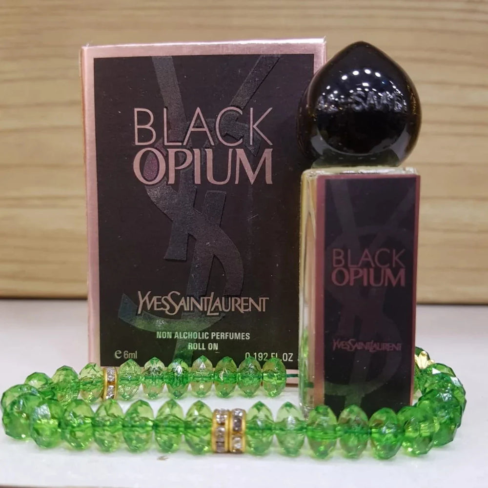 YSL Yves Saint Laurent Black Opium Saint Laurent Attar with Tasbeeh 6ml Yves Saint Laurent