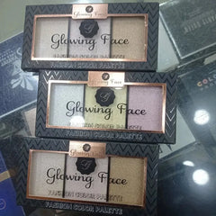 Glowing Face 3 in 1 Highlighter Palette Glowing Face