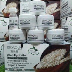 Bioaqua Rice Facial Kit With Rice Moisturizing Lotion Bioaqua