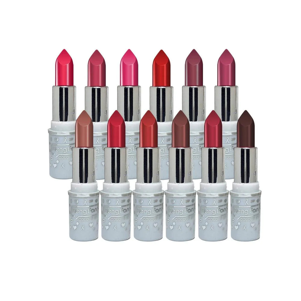 Heng Fang Matte Lipsticks - 12 Pcs Heng Fang