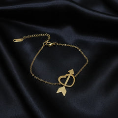 Stainless Steel Bracelets Arrow Through The Heart Cosmia