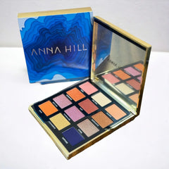Anna Hill Sapphire Eyeshadow Palette (12 Colors) Anna Hill