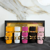 LATTAFA YARA 4 Pcs and ASAD 1 Pcs EAU DE Perfume Natural Spray - 30ml x 5 Lataffa