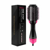 One Step Hot Air Brush - Dryer + Straightener One Step