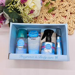 Pink In Sweet Cloud Walk Summer Vibe Fragrance and Body Care Gift Set Pink In Sweet