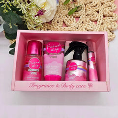 Pink In Sweet Friend Ship Summer Vibe Fragrance and Body Care Gift Set Pink In Sweet