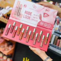 Qoiden Ross Nudes Look Lip Gloss - Pack of 12 Qoiden Rose