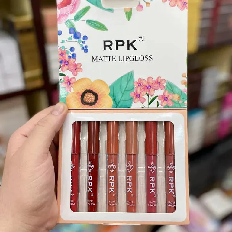 RPK Nude Matte lip gloss 6 pack rpk