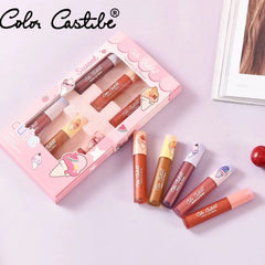 Color Castle Velvet Lip Gloss Pack of 6 Color Castle