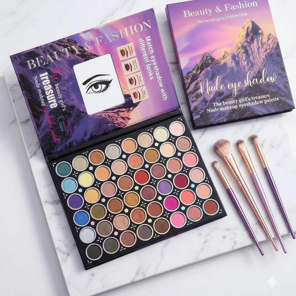 Beauty & Fashion Nude Eyeshadow Palette – 48 Colors Beauty & Fashion