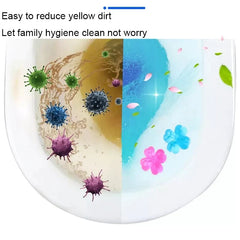 Toilet Freshener Cleaner Gel Flower Stamp Cosmia.pk
