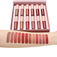 Kevin & Coco - Colors Make Me Make Me Happy - 12 Colors Matte Lip Gloss Set Kevin & Coco