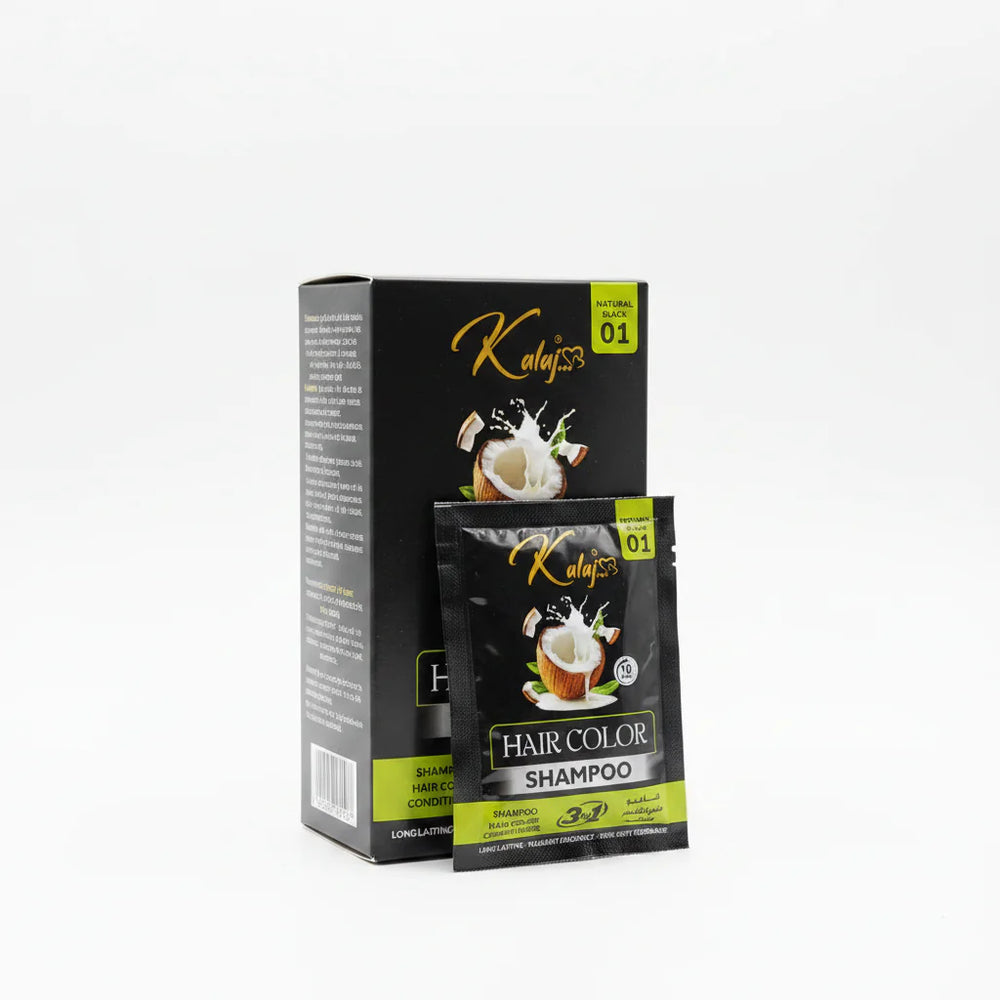Kalaj Cosmetics 3-in-1 Hair Color Shampoo - Natural Black Kalaj