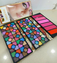 Miss Ayesha 100 Color Eyeshadow Palette & 6 Color Blush-on Miss Ayesha