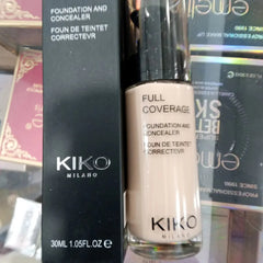 Kiko 2 in 1 foundation and concealer, superior coverage 30ml KIKO MILANO