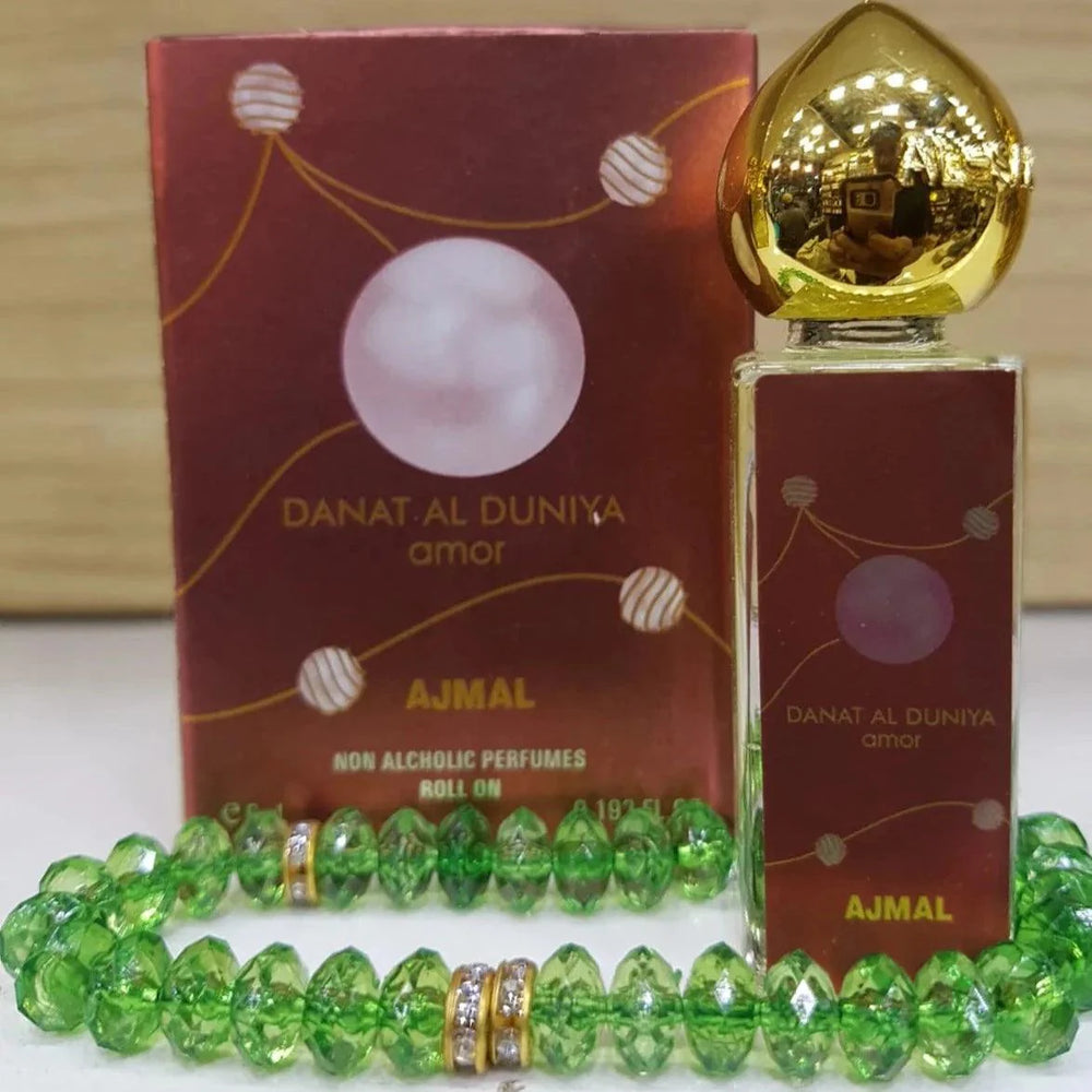 Danat Al Duniya Ajmal Attar with Tasbeeh 6ml Danat Al Duniya