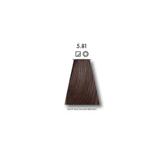 Keune Tinta Color Light Mocha Ash Brown 5.81 with Keune Developer 20 Volume - 60 ml Keune
