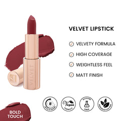 ST London - Velvet Ultra Matt Lipstick - Bold Touch cosmia.pk