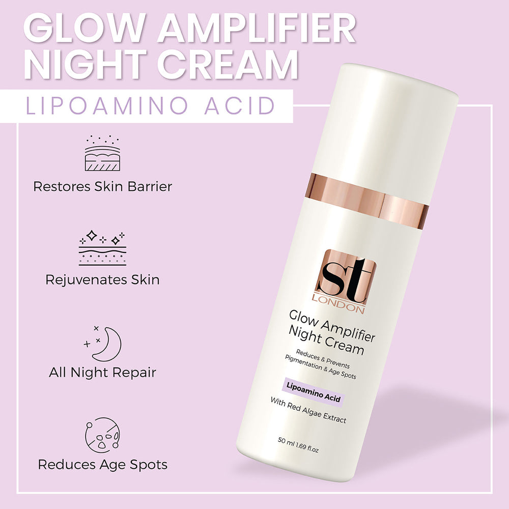 ST London - Glow Amplifier Night Cream - 50 ML cosmia.pk
