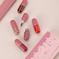 Gegemoon Mini Matte Lip Gloss 5pcs Set Gegemoon