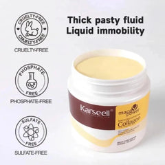 Karseell Collagen Hair Treatment Deep Repair Conditioning Argan Oil Hair Mask - 500ml Karseell