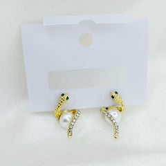 New Twist Crystal Pearl Women’s Dangle Earrings – Each Pair Cosmia