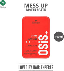 Schwarzkopf Osis+ Texture Mess up Matte Paste 100ml Schwarzkopf