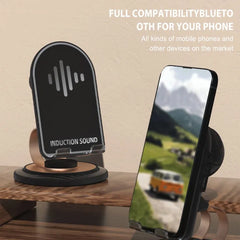 2 in 1 Wireless Induction Speaker with Phone Stand Cosmia.pk