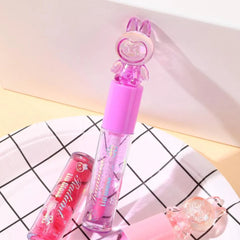 Hudamoji Radiant lip glosses with rabbit-shaped tops Huda Moji