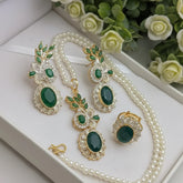 Zircon Combo Party Set β High Quality Oval Shape Jewelry Cosmia