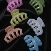 Plastic Hair Claw Clips In Assorted Pastel Colors Cosmia.pk