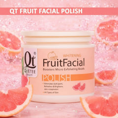 Quetee Beauty QT Fruit Facial Polish For All Skin Type - 300g Quetee