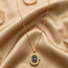 Clock Pendant Necklace Cosmia.pk