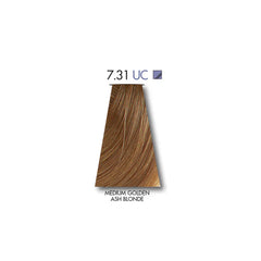 Keune Ultimate Cover Medium Golden Blonde 7.31 with Keune Developer 20 Volume - 60 ml Keune