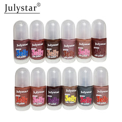 Julystar Glossy Jelly Peel off Nail Polish (Pack of 12Pcs) JulyStar