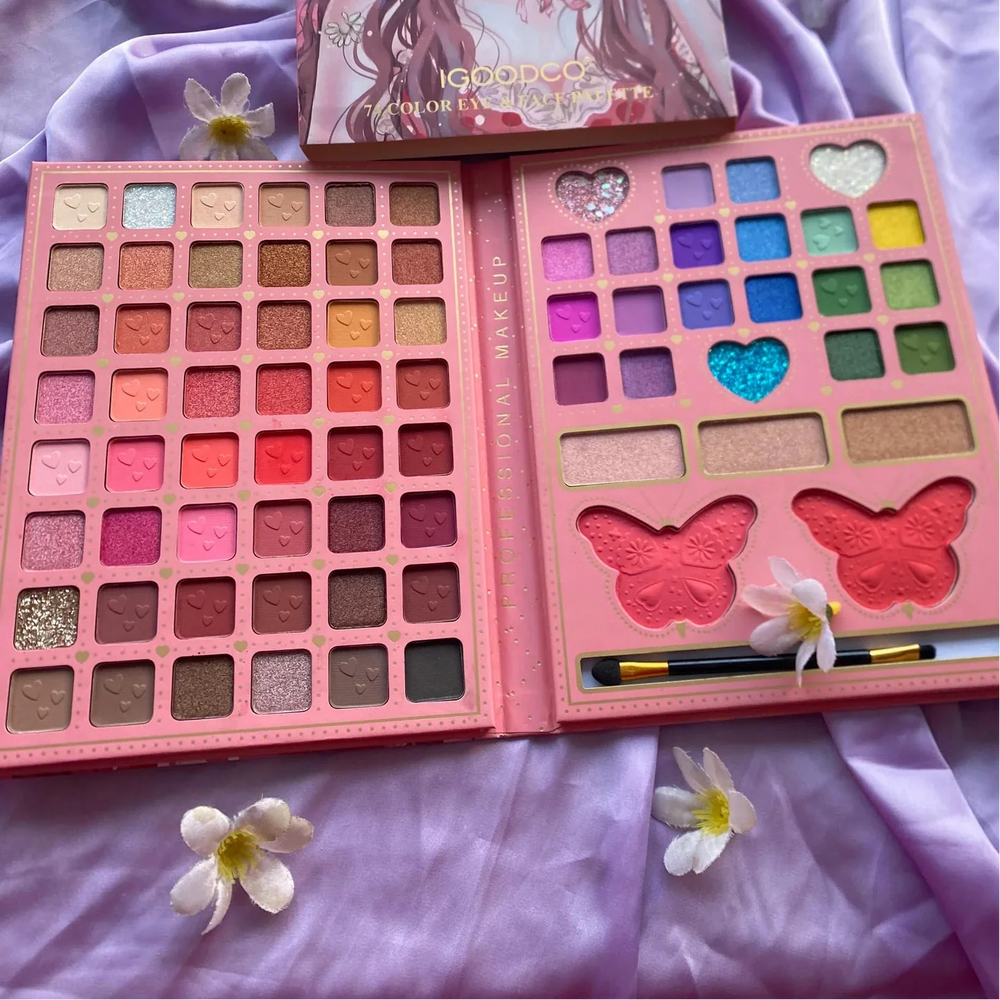 Colorful Butterflies 72 Colors Eyeshadow Cosmia