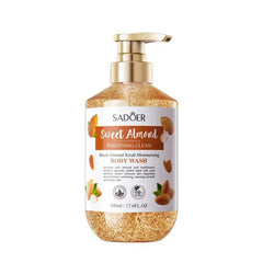 Sadoer Sweet Almond Scrub Moisturising Body Wash – 500ml Sadoer