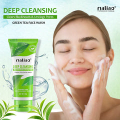 Maliao Deep Cleansing Green Tea Face Wash -130g Maliao