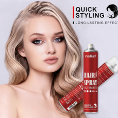 Maliao Fixing Hair Spray For Quick Styling Long Lasting - 420ml Maliao
