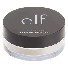 E.L.F Halo Glow Setting Powder, Silky, Weightless, Blurring, Smooths, Minimizes Pores and Fine Lines, Creates Soft Focus Effect, Light, Semi-Matte Finish e.l.f.