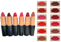 Pack Of 12 Piece Matte Lipstick Multicolour Pack Cosmia.pk